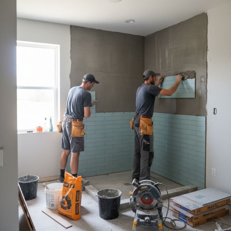 Local Saltillo Tile Installation pros at work