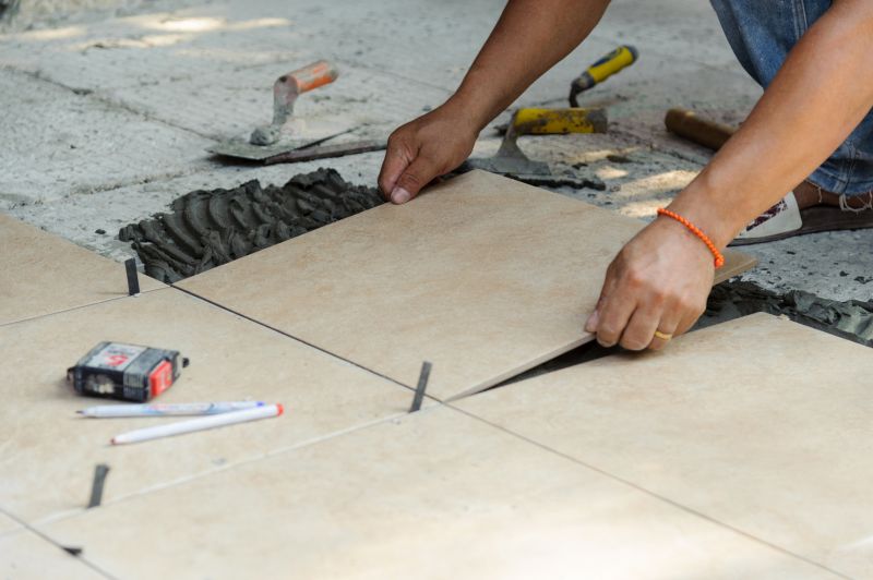 Mosaic Tile Floor Installation in Loudoun County, VA