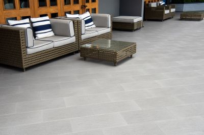 Saltillo Tile in a Patio